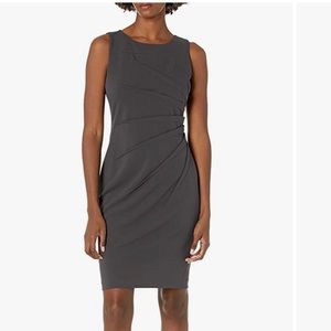 Sleeveless Sheath Dress with Starburst Detail